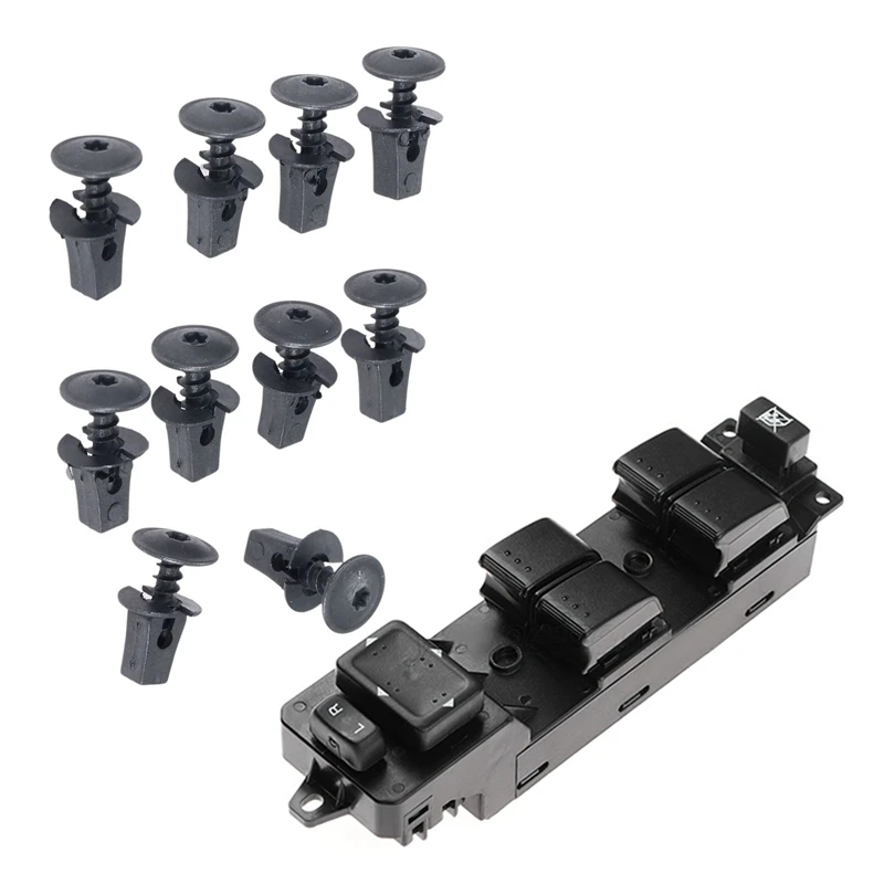 

Newpower Switch Window Control Button For Mazda 6 M6 With 100Set Fender Liner Clips Screws Retainer For Passat B5 Golf