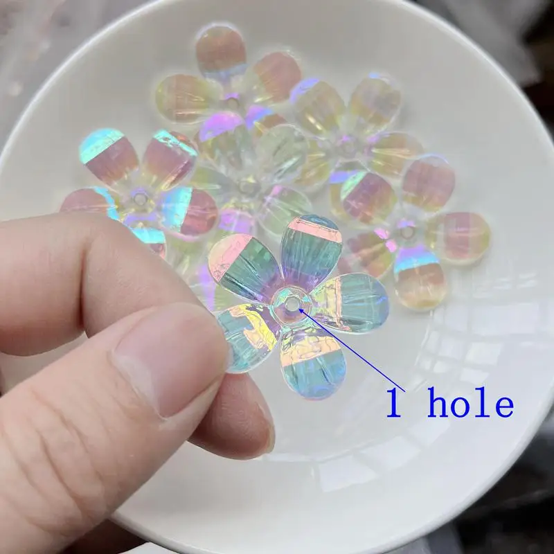 12pcs 30mm 크리스탈 꽃 라인 석 DIY 쥬얼리 화이트 AB 컬러 꽃 꾸밈 웨딩 드레스 장식 액세서리