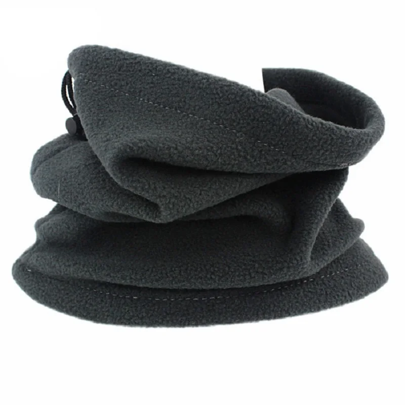 Cozy Polar Fleece Adjustable Neck Warmer for Winter Sports and Outdoor Activities