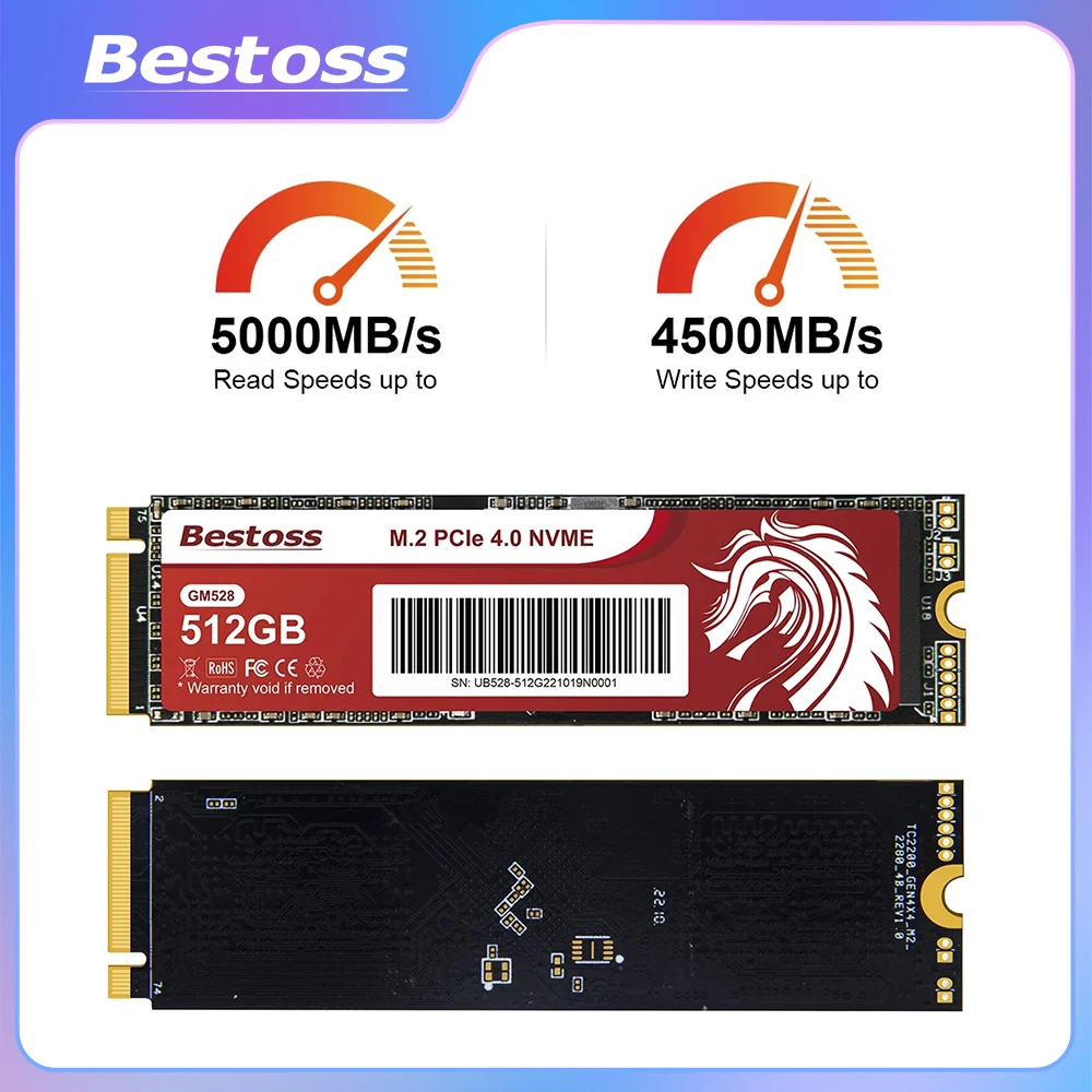 

Bestoss Nvme M2 1TB PS5 Ssd Nvme M2 512Gb 2tb Ssd M2 2 Tb Notebook Drive For Laptop GM52839