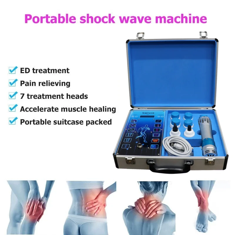 

Portable Touch Screen Shockwave Physiotherapy Device Quick Pain Relief ED Therapy Device Muscle Relaxation Massager