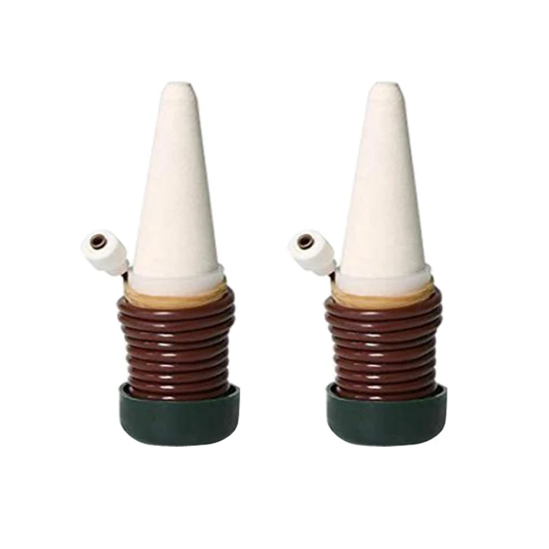 2-8Pcs Ceramic Self Watering Spikes Automatic Plant Drip Irrigation Water Stake For Garden Vegetable Garden Drip Watering System 