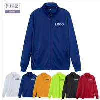 Golden Velvet Stand Collar Zipper Sweatshirt Breathable Comfortable Soft Custom Logo Print Embroidery Design 1