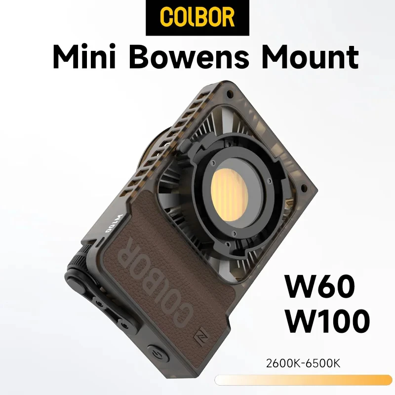 Colbor W60 W100 Cob Led Light Photography Lighting Outdoor Photo Video Shooting Luce Tascabile Portatile Vs Zhiyun X100