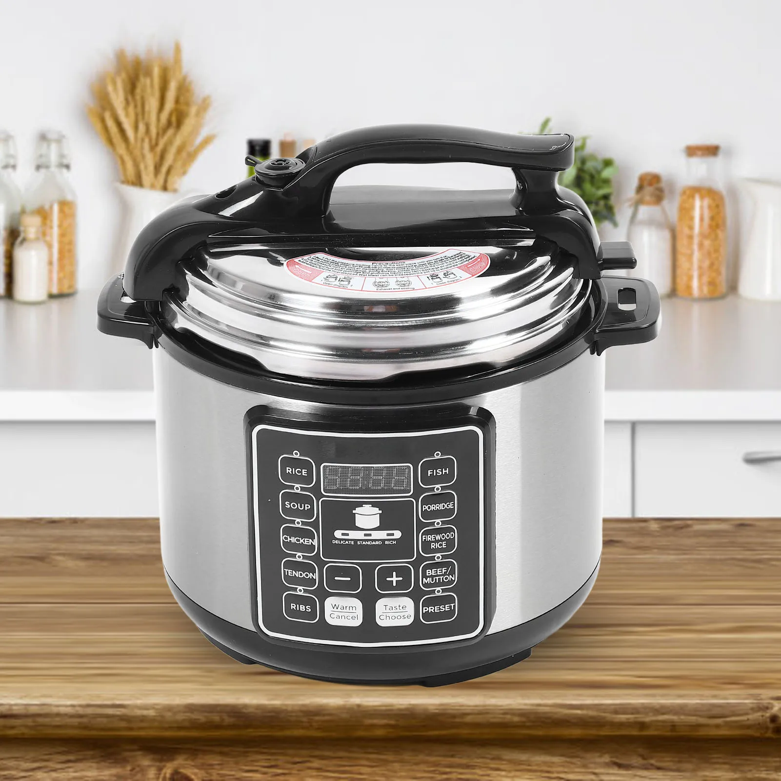 Electric Pressure Cooker 5L Large Capacity Smart Instant Multi Cooker for Rice Soup Porridge pressure cooker