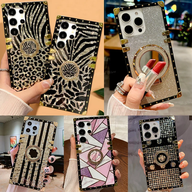Luxury Gold Phone Case For Xiaomi Redmi Note 14 13 Pro 5G 12 11 10 9 8 11s Redmi 14c 13c 12c 10c Note14 Note13 Xioami Ring Woman_voghion.com