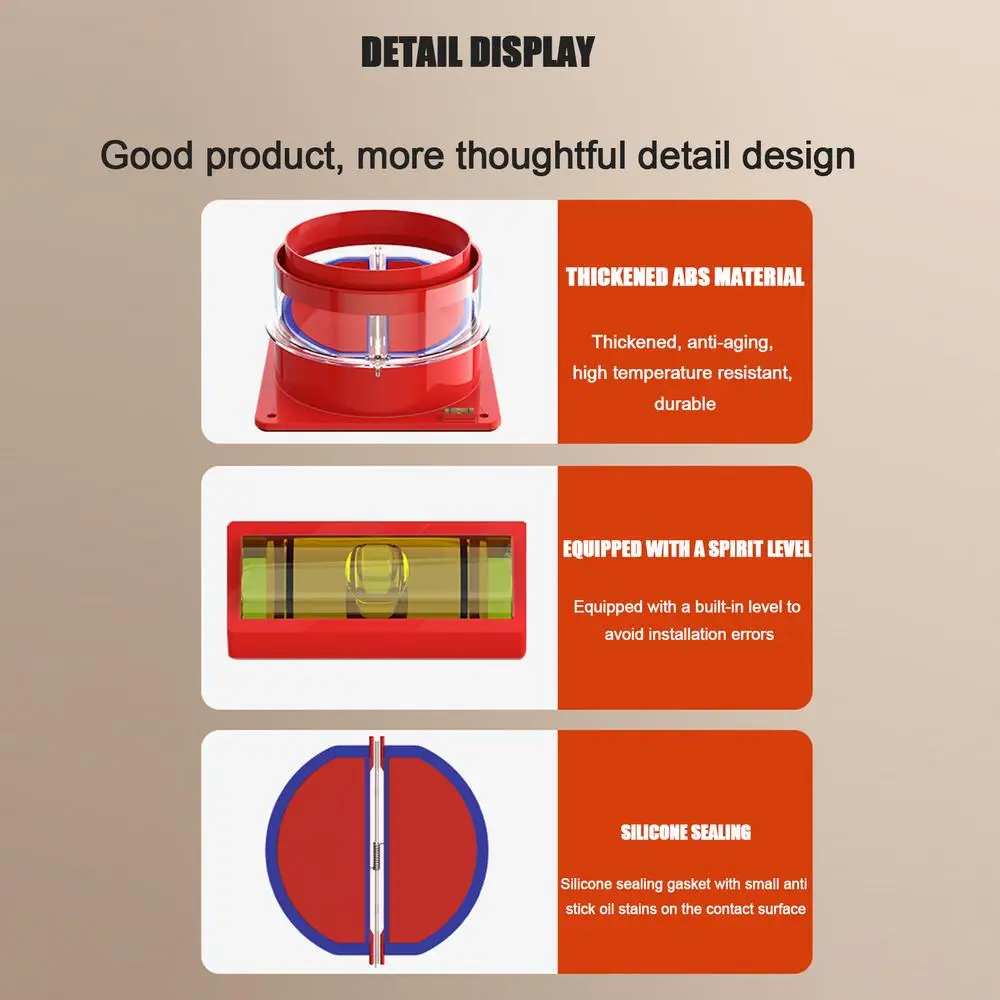 BackDraft Damper, Range Hoods, Air Duct, Ventilação
