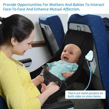 Letto per aereo per bambini Poggiapiedi per bambini Comodo letto da viaggio morbido Cuscino per riposo per piedi per aereo portatile per bambini per ragazzi e ragazze