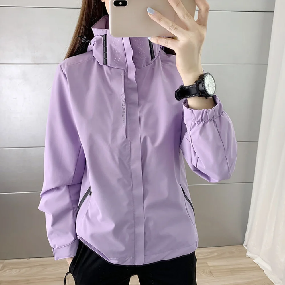 thumbnail image 5 of Abrigo de carga fina a prueba de viento y lluvia para hombre y mujer, chaqueta básica de primavera y otoño, prendas de vestir exteriores impermeables, trajes, ropa de moda nueva, 5 of 5