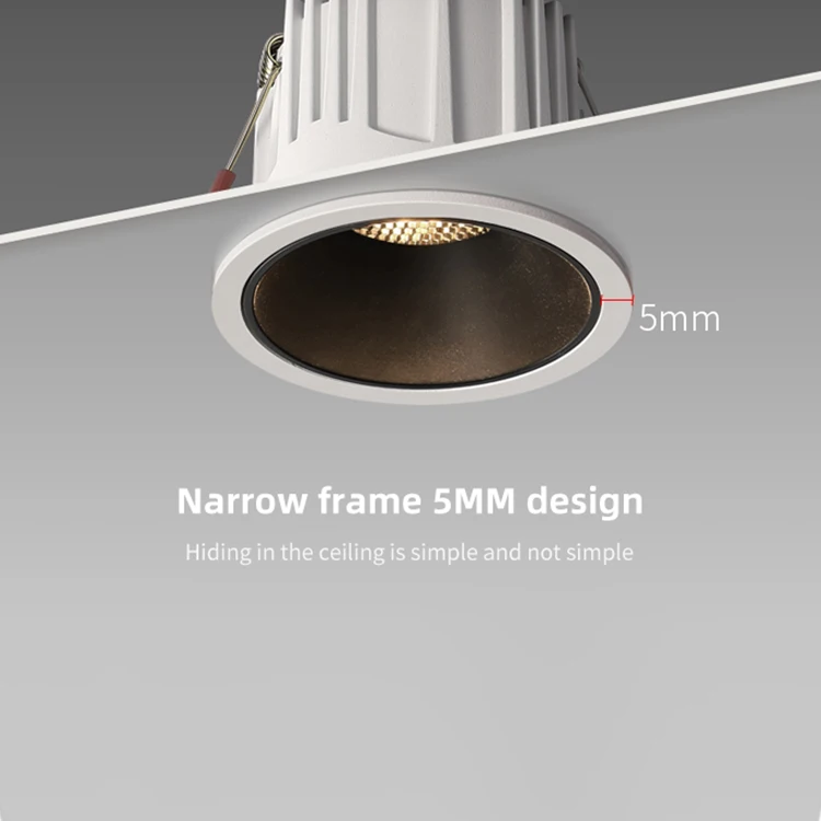 LED Ceiling Recessed Spot Light 9W 15W AC220V 110V Single Double Head Anti-glare Downlight For Home Living Room Bedroom Lighting