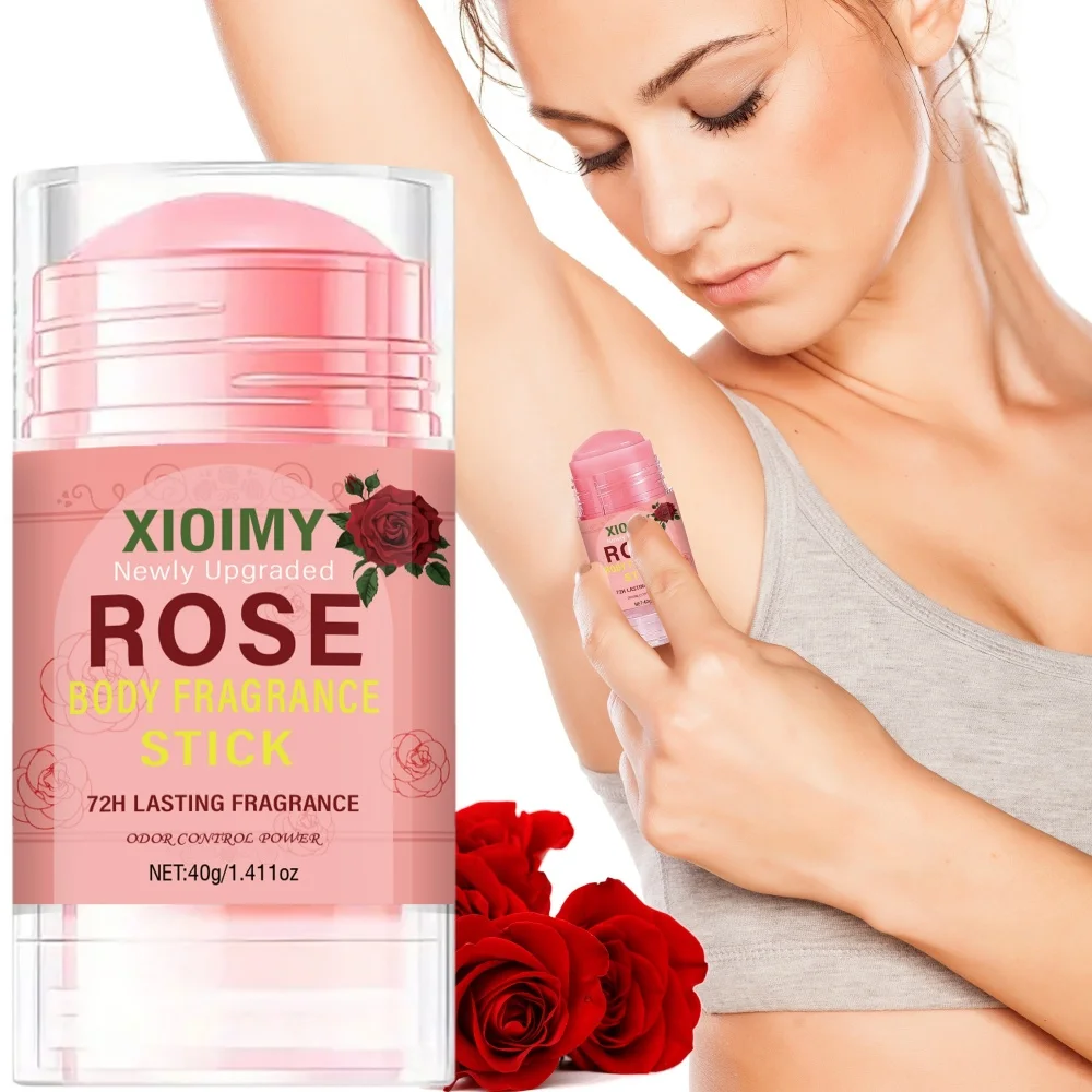Rose Scented Deodorant Perfume Moisturizing Floral Odour Remover_voghion.com
