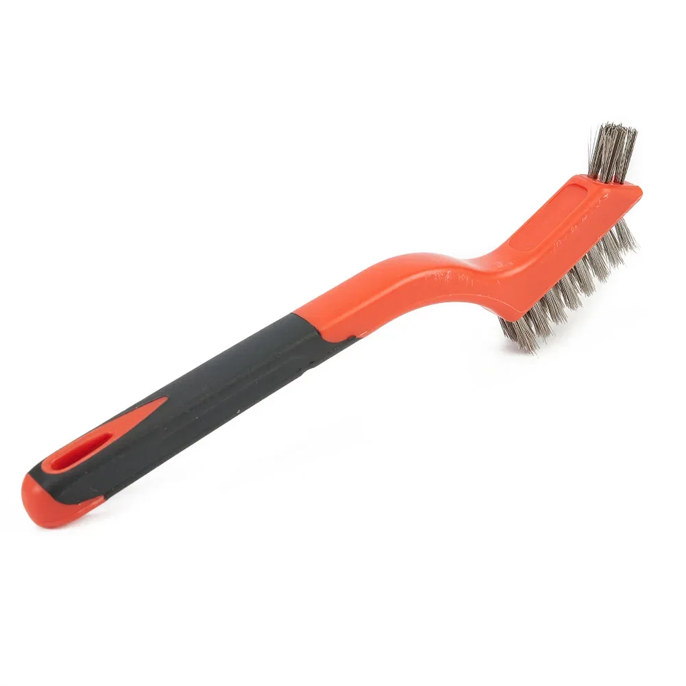 Wire Brush Steel Wire Wheel Brush Wheel High Strength Nylon Handle Polishing Rust Remover 1pcs Cleaning