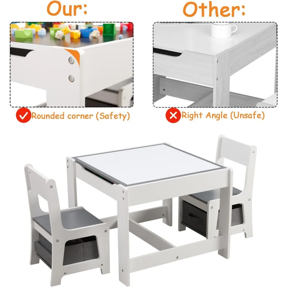Kids Wooden Activity Table 6