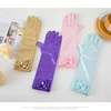 Girls Princess Accessories Kids Satin Bow Elsa Cinderella Gloves for Costume Children Birthday Halloween Party Cosplay Gift 6