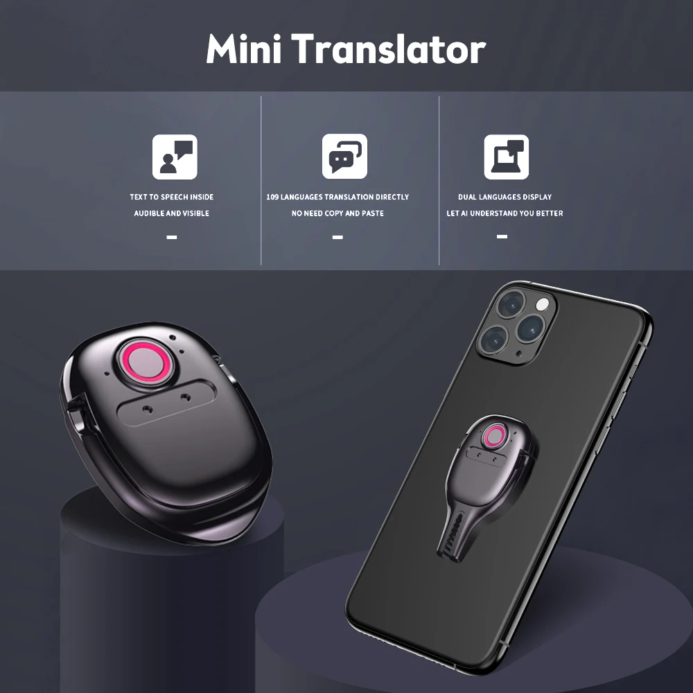 

Voice-To-Text Translation Chat Supports All Third-party APP-to-language Translators Recording Transcription Translators