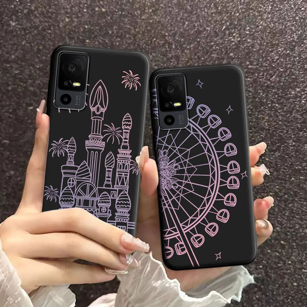 Floral Soft Silicone TPU Phone Case - Cool Back Cover