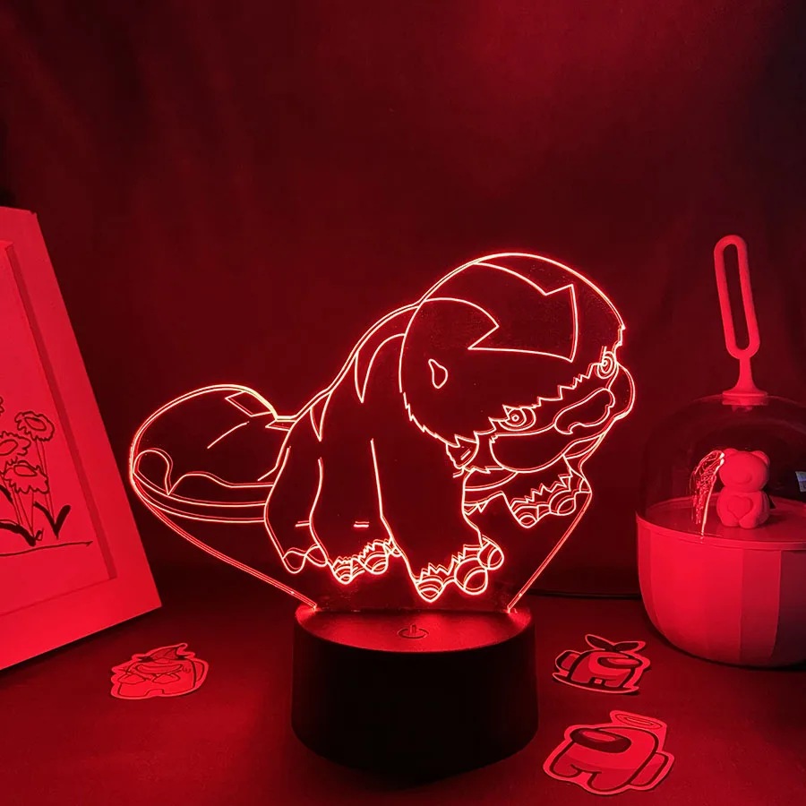 

Avatar Anime Figure Fly Cow Appa 3D Led Neon Night Lights Lovely Gift For Friends Bedroom Decoration Manga Table Desk Lava Lamps