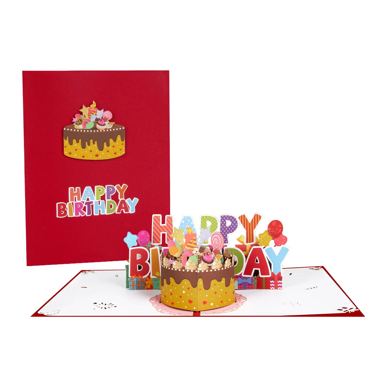 3D Funny Happy Birthday Cards Greeting Cards Special Birthday Gifts for Kids Teens Women Men Son Daughter greeting cards