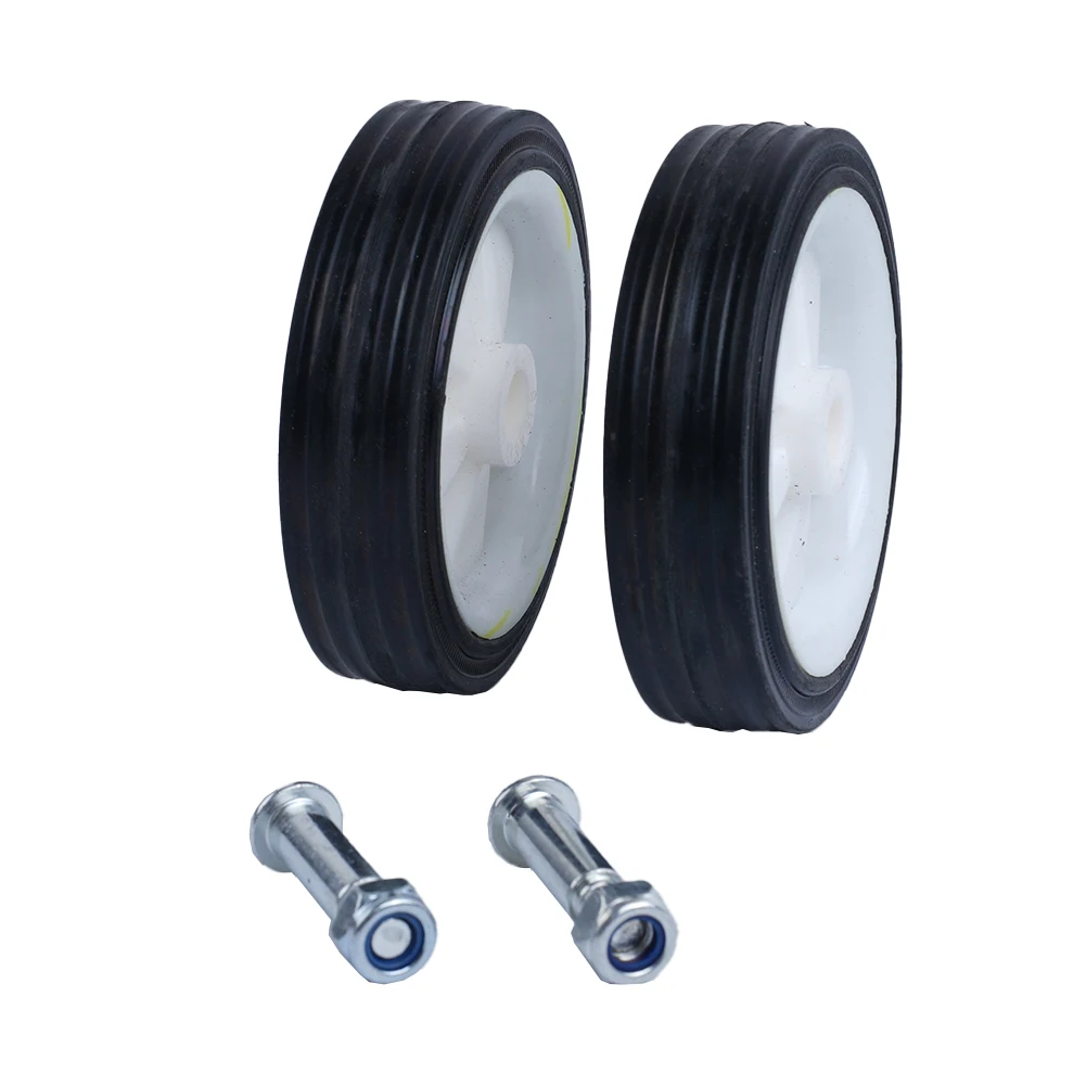 Air Compressor Caster Wheels 5-6In Absorption/Non-Slip Silent Plastic for Air Pumps Oil-free Machines Replacement Accessory 2pcs