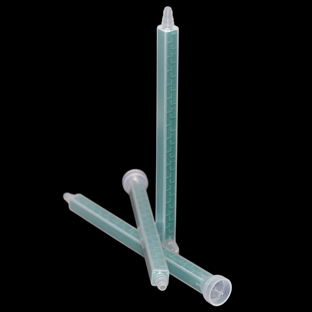 

1pc/100pcs Adhesives Mixing Nozzle 186mm Square Mixing Tube Epoxy Resin AB Glue Static Mixer for 200ml 400ml 1:1 Glue Cartridges