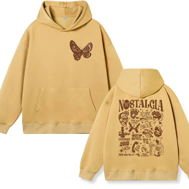 Rapper Rod Wave Nostalgia Print Hoodies Men Women's Fashion Vintage Oversized Sweatshirt Winter Long Sleeve Fleece Pullover Male