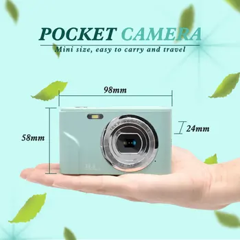 36MP Small Digital Camera 2.88inch IPS Screen 16X Zoom Face for Photography Beginners Kids 2