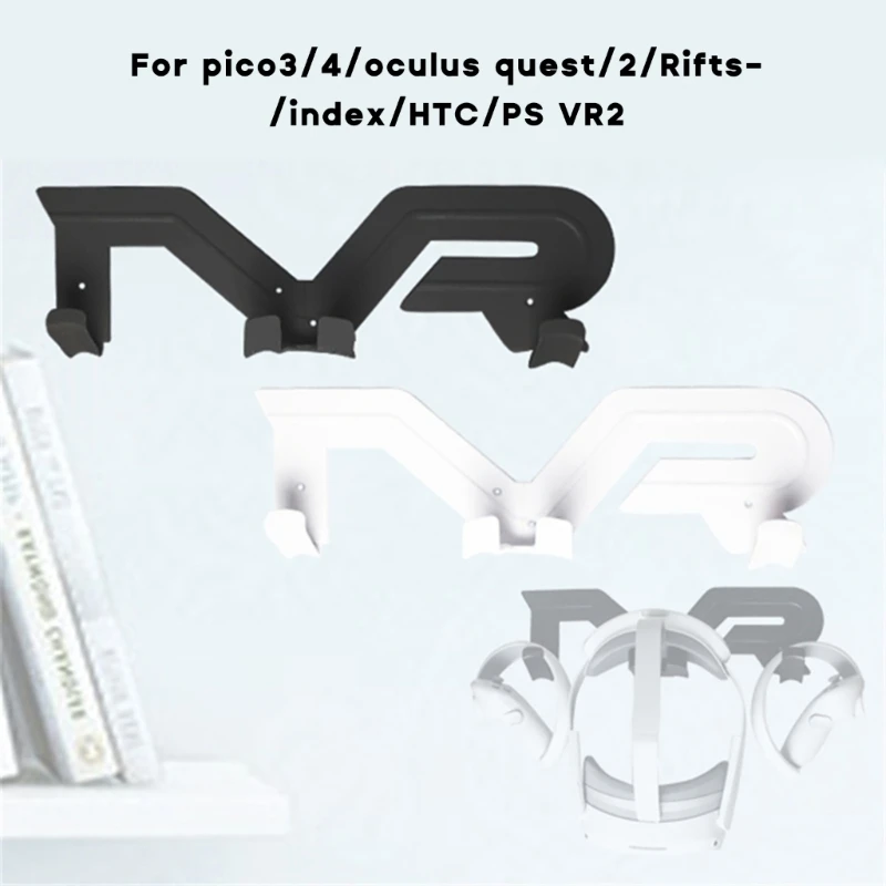 

2023 New Wall Mount Holder for Pico3/Pico4/Quest-Pro Headset Glasses Controller Storage Display Rack Accessories Bracket