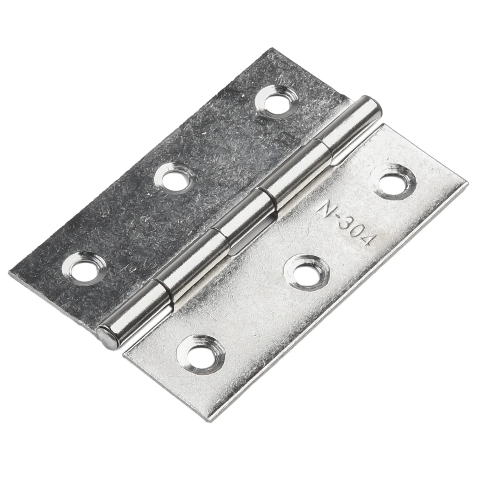 Door Hinge Hinge Stainless Steel Wooden Doors High-gloss Polish Hinges Ball Silver 10pcs 7.5x5 Cm High Quality