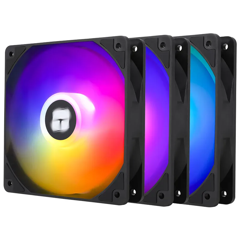 Thermalright-ventilador Ajustável da Caixa do Computador pc Gamer Ajustar a Velocidade Argb 120 mm 5v 3pin Tl-c12c - Imagem 4