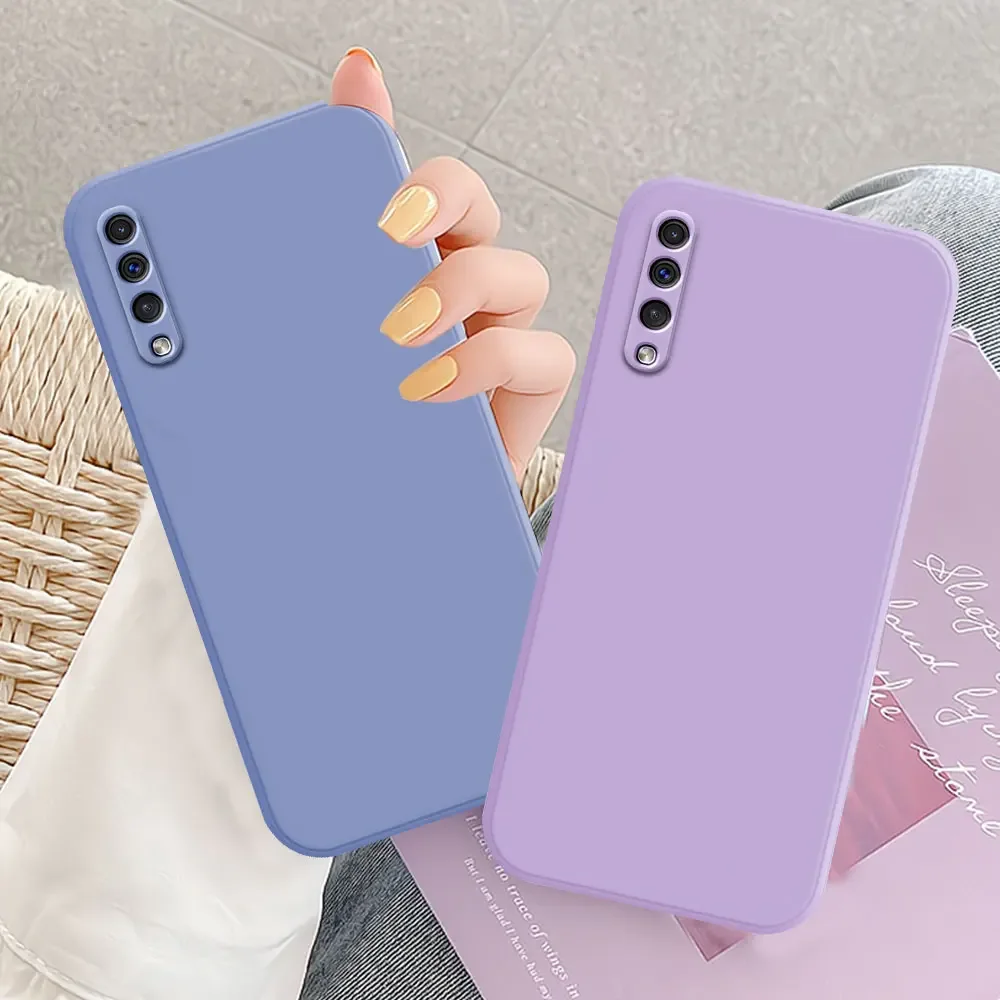 Shockproof Silicone Phone Case with Camera Protector for Samsung Galaxy A50/A50s