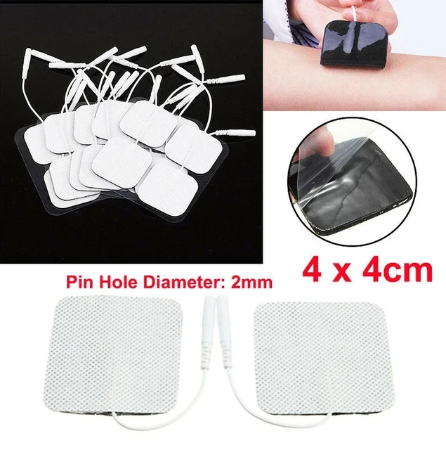100/50/20P Tens Electrodes Pad EMS Muscle Stimulator Patch Reusable Replaceable Non Woven Fabric Self-adhesive Massager Stickers 5