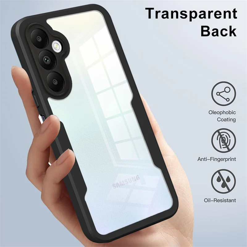 360 Full Screen Protector Hard PC Cover - Clear Shockproof Case
