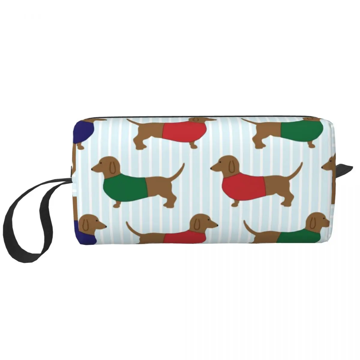 

Dachshund Dog Cute Pattern Cosmetic Bag Women Kawaii Big Capacity Makeup Case Beauty Storage Toiletry Bags