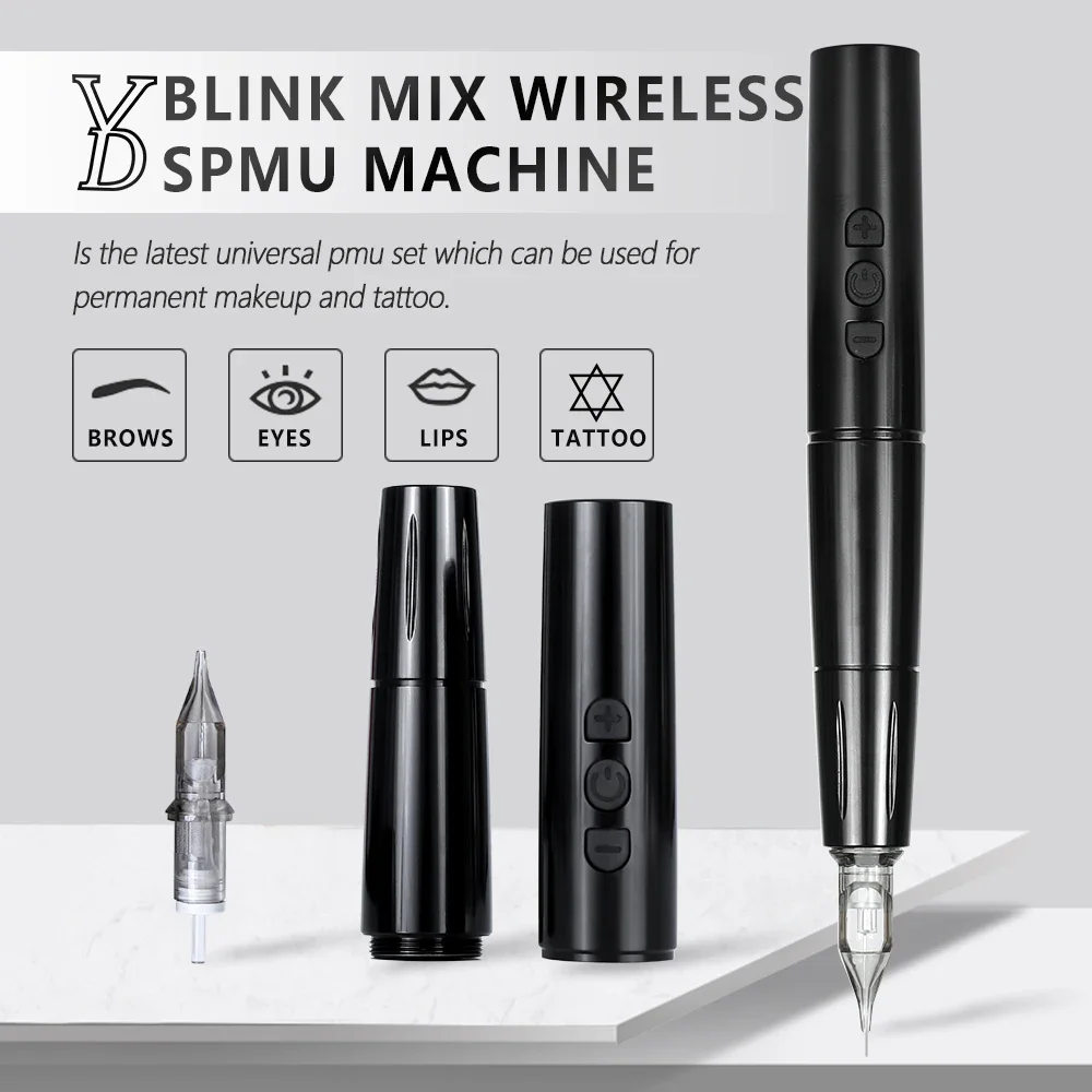 PMU アートメイクマシン　ケース付 アートメイクマシンキットプロフェッショナルデジタルタトゥーマシン