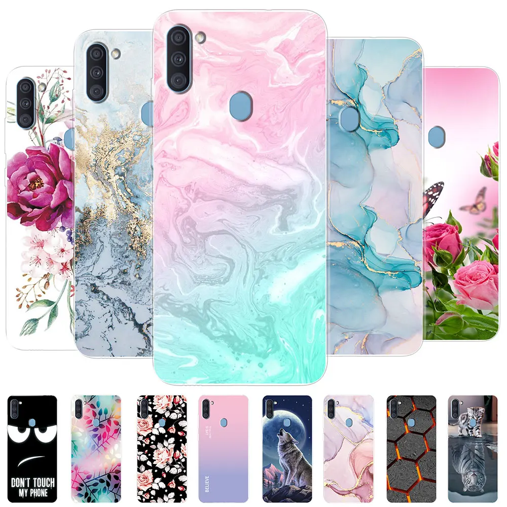 Per Samsung Galaxy A11 Custodia Galaxy A11 M11 Cover Clear Soft Silicone Phone Back Fundas Per Samsung M11 A11 A 11 Custodie Coque