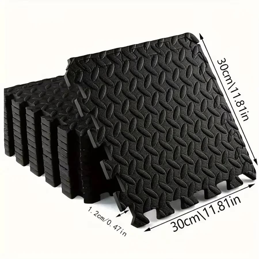 KUUJOJO Fitness EVA Foam Interlocking Tiles Mixed Martial Arts Exercise Home Fitness Mats Floor Liner sports floor mats