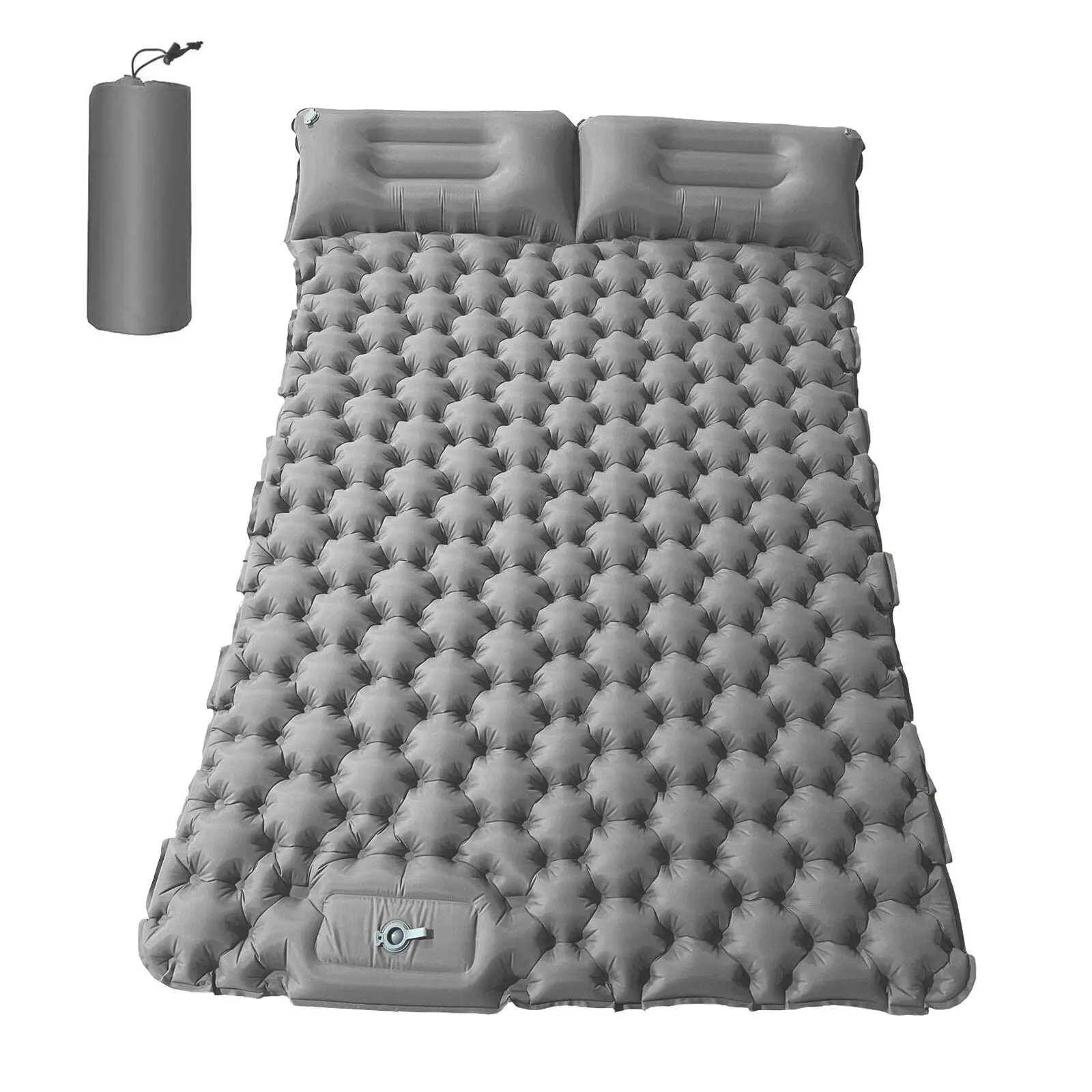 2023OutdoorSleepingPadcampingdoublelayerinflatablemattress