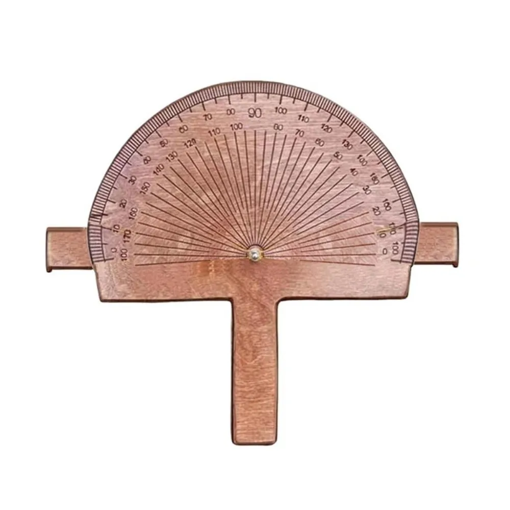 수제 정밀 각도 측정기 정확한 측정 레이저 각인 도구 나무 각도 측정기