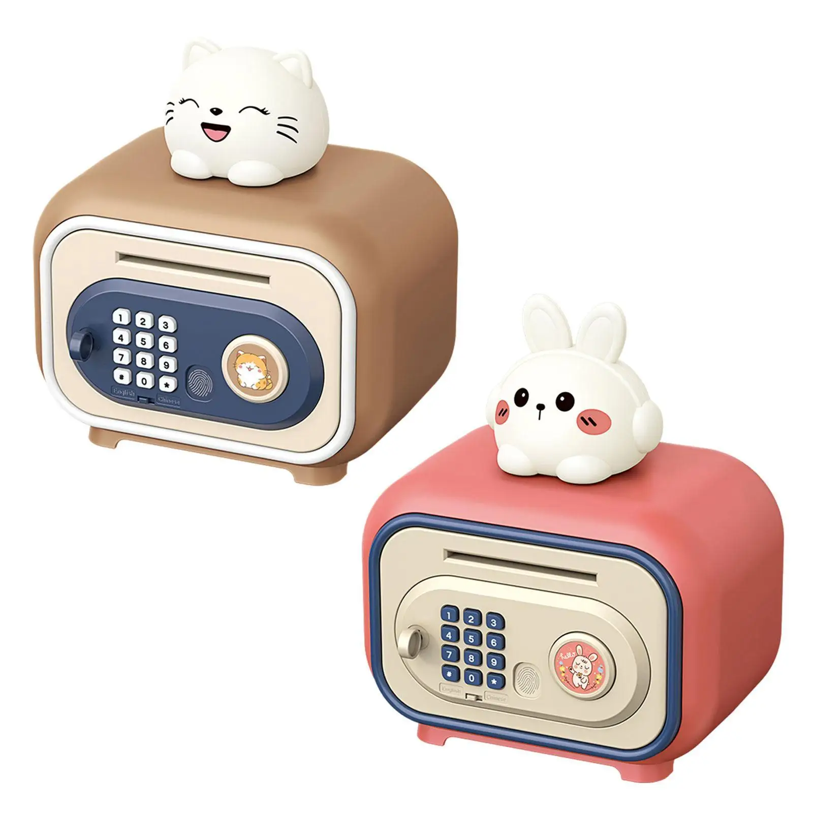 Kids Piggy Bank with Songs Cartoon ATM Savings Machine for Kids Girls Boys