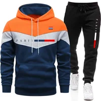 Nouvelle Collection 2026 : Ensemble Homme Tendance – Sweat à Capuche et Pantalon de Jogging Imprimé Paris – Tenue Décontractée Urbaine et Sportive 5