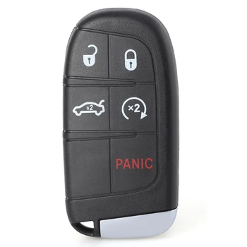 Portachiavi a distanza astuto di Keyforkess 433MHz 4A Chip M3M-40821302 per Chrysler 200 2015-2017 300 Dodge Charger Challenger 2019-2021 - Portachiavi a distanza astuto di KEYECU 433MHz 4A Chip M3M 40821302 per Chrysler 200 2015