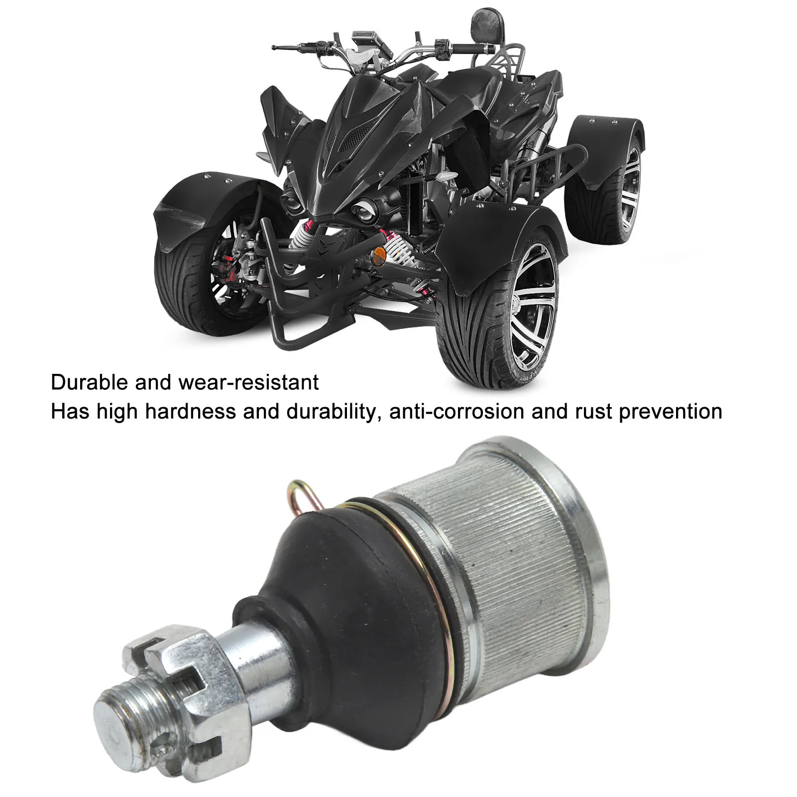 2 Stück Spurstangenkugelgelenk M10 M14 - Für Quad, Dirt Bike, ATV, Go Kart