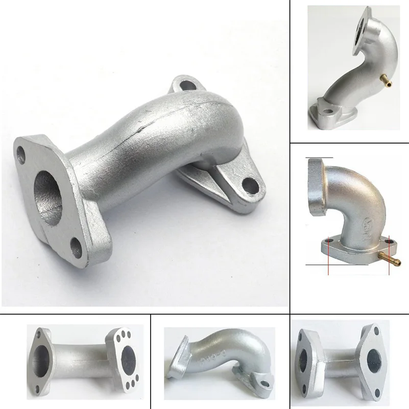 50cc 90cc 110cc 125cc 핏 먼지 트레일 자전거 ATV 쿼드 버기 용 1 Pcs 20mm 카브 흡기 매니 폴드 파이프
