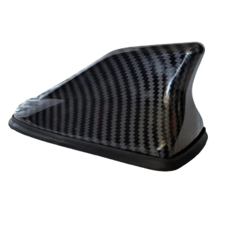 Universal Car Antennas Shark Fin Antenna Auto Radio Signal Aerials Roof Antennas For Car Model Auto Styling Carbon Fiber Look