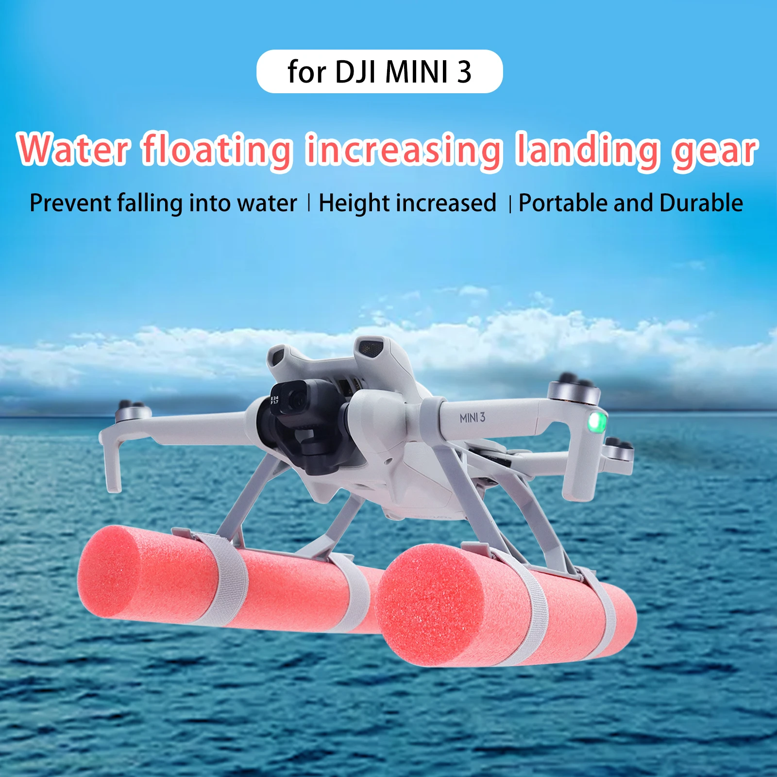 Landing Skid Float Kit Espansione Per Dji Mini 3/Mini 3 Pro Drone Water Landing Gear On Water Training Gear Accessori