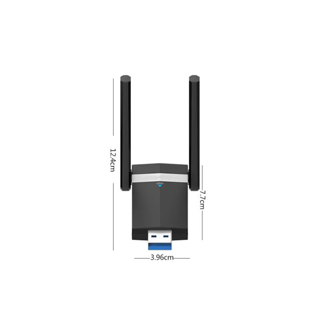 1200Mbps 듀얼 밴드 무선 USB WiFi 어댑터 5.8ghz 2.4ghz 노트북 데스크탑 PC용 고출력 장거리