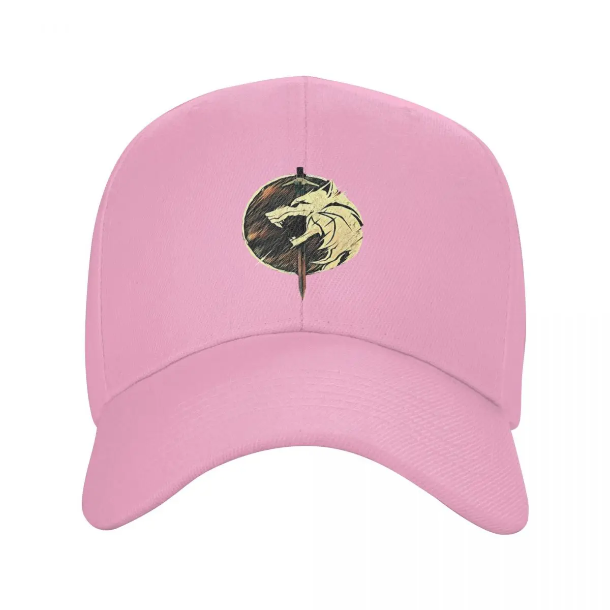 thumbnail image 1 of Gorras de papá de color puro, gorra de fantasía de la Escuela del Lobo para mujer, gorras de béisbol con visera, gorra con visera de The W-Witchers, 1 of 7