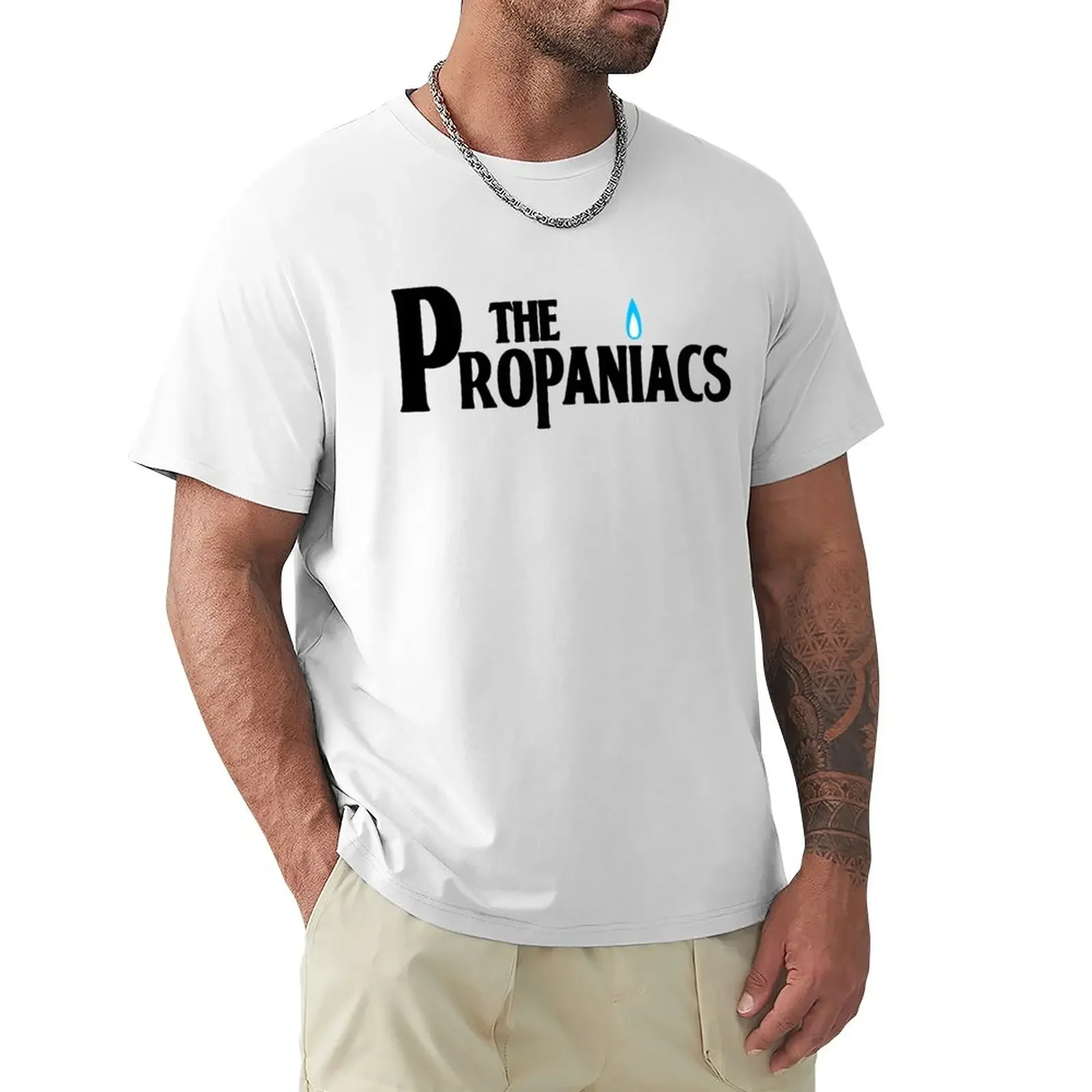 

The Propaniacs T-Shirt plus sizes shirts graphic tees slim fit t shirts for men blanks blacks heavy weight t shirts for men
