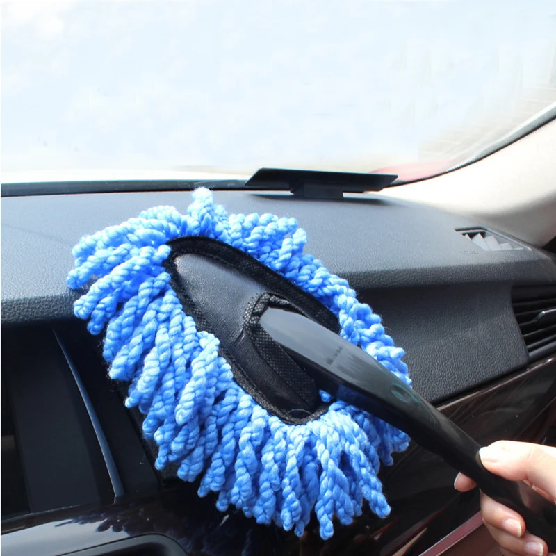 Car Dust Removal Small Duster Wipe, Car Soft Brush Cleaning Brush