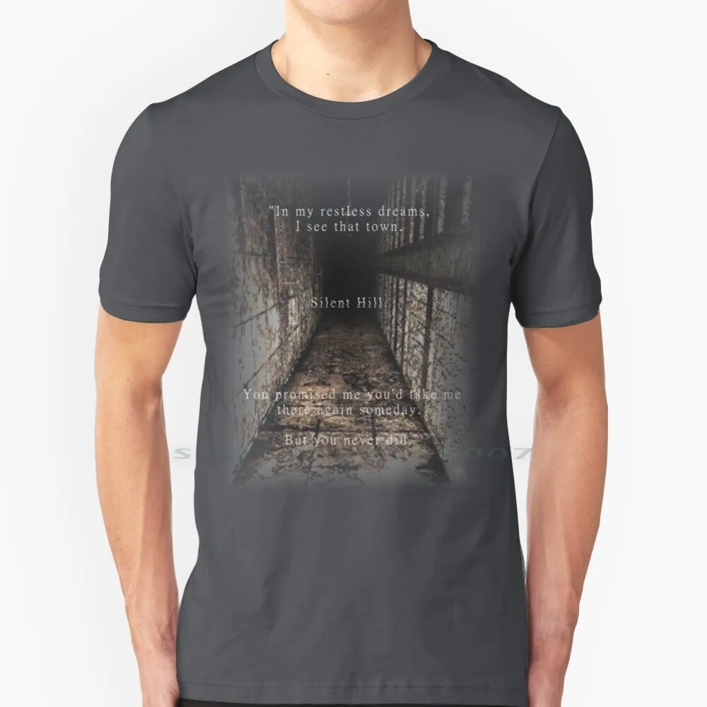Silent Hill 2-Maglietta Dei Sogni Senza Pace Cotton 6Xl Videogioco Silent Hill Pyramid Head